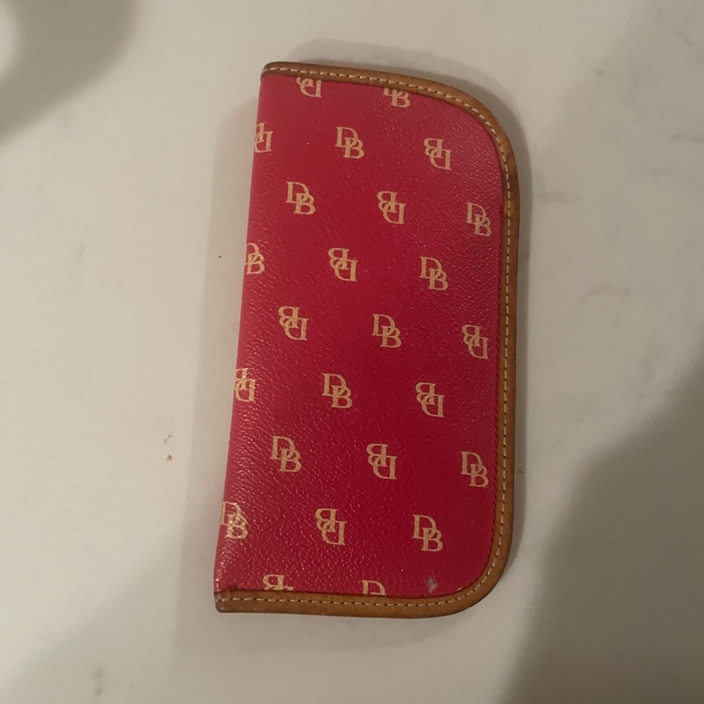 Dooney & Bourke Eyeglasses Monogram Leather Case